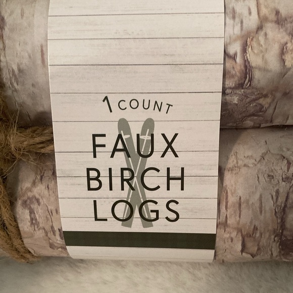 Target BP 2021 Christmas Faux Birch Logs - Picture 2 of 7